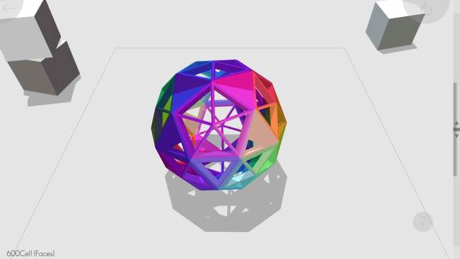 Screenshot of 4D toy game