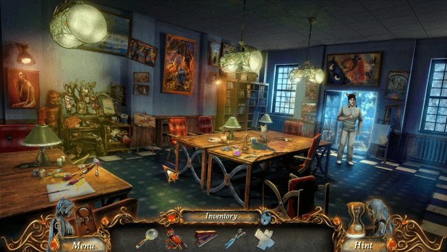 Clues: Screenshot of The Ward game