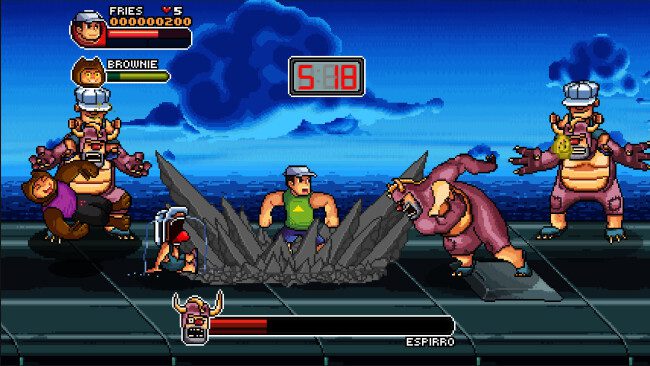 Screenshot of the 99Vidas game