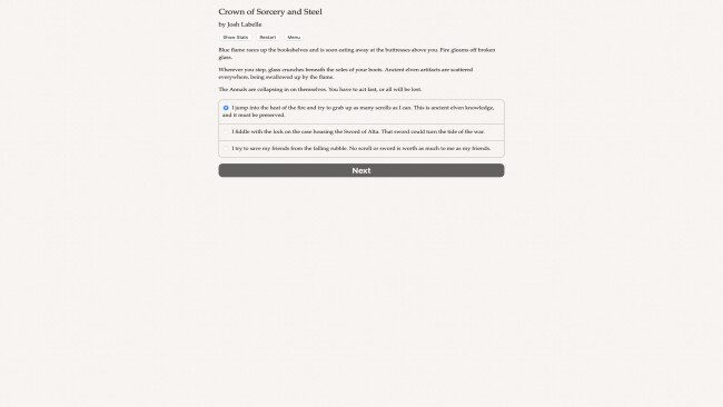 A Crown of Sorcery and Steel game screenshot