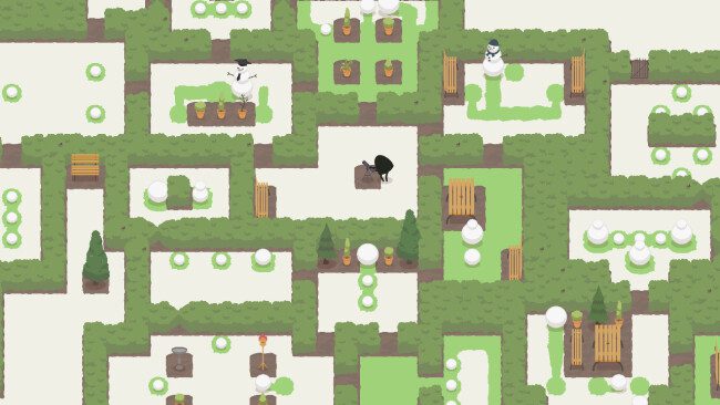 It's hard to build a good snowman Game screenshot