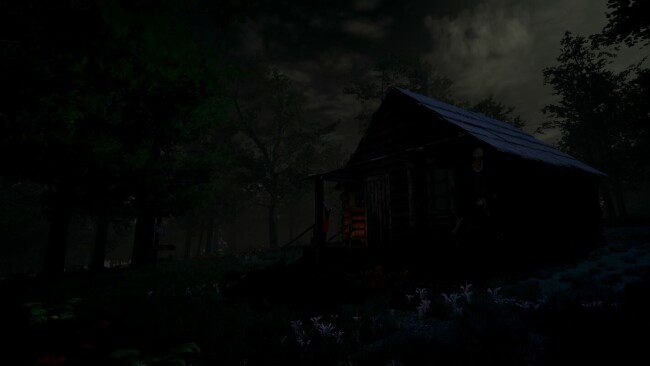 PC screenshot of a lonely cabin trip