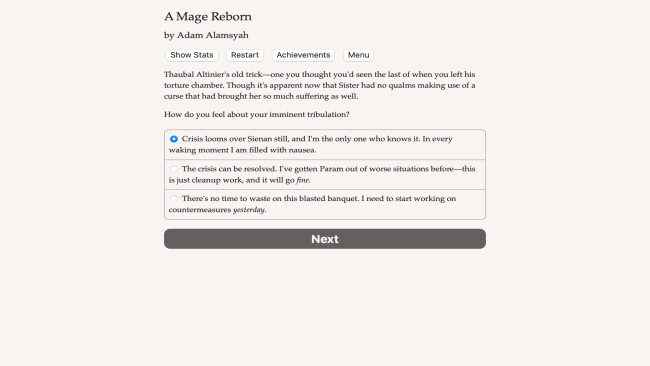 A Mage Reborn game screenshot