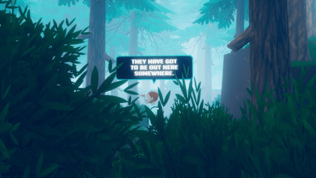 Captura de tela do jogo Um murmúrio nas árvores