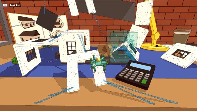 Screenshot of A Webbing Journey game