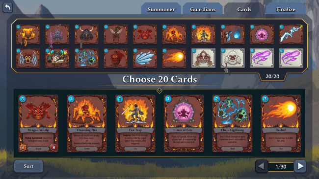 Abalon: Roguelike Tactics CCG game screenshot