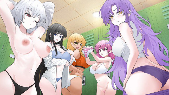 Captura de tela do jogo Academy Love Saga: Tennis Angels EX