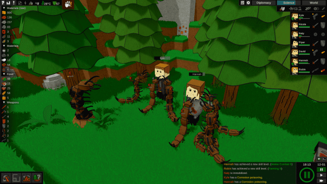 AColony game screenshot