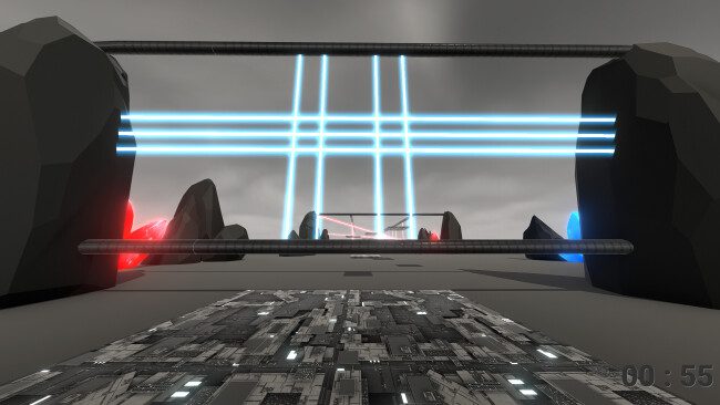 Screenshot of the aerial platform game