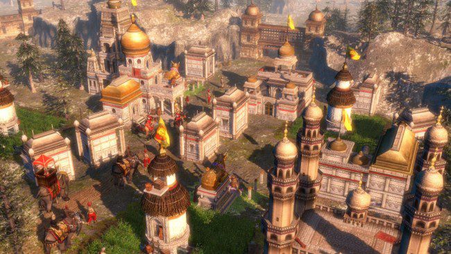 Age of Empires III: Captura de pantalla del juego de la colección completa