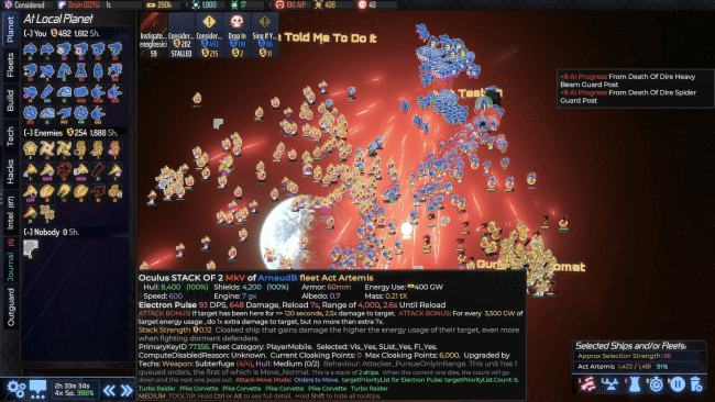 AI War Game Screenshot