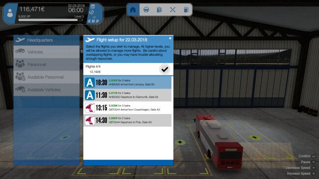 Airport Simulator Game Screenshot