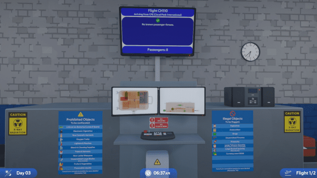 Airport X-ray Simulator Game Screenshot
