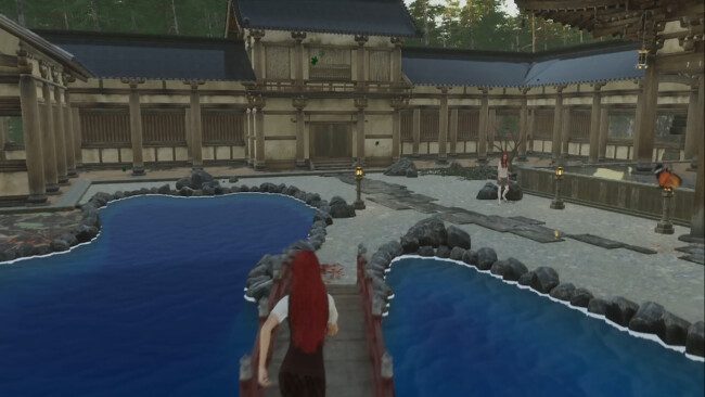 Akari: Captura de pantalla del juego de viaje escolar