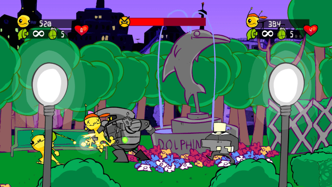 Screenshot of Alien Hominid HD for PC