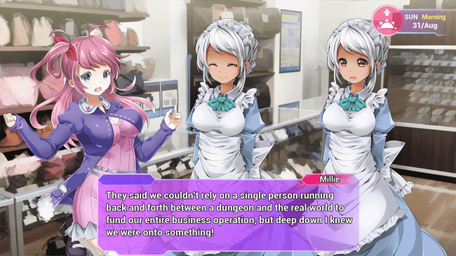 Screenshot of Alluna and Brie's game