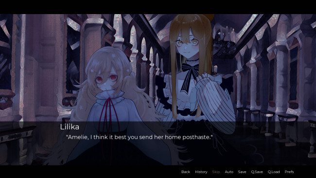 Screenshot of Amelie's game