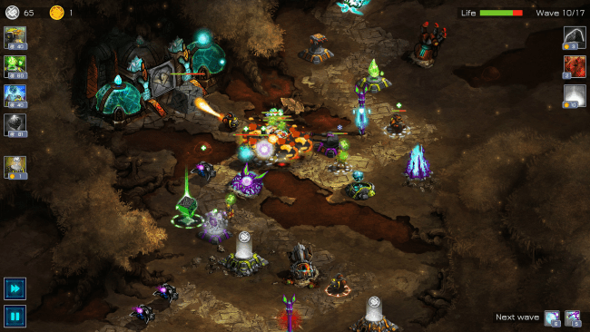 Ancient Planet Tower Defense game screenshot