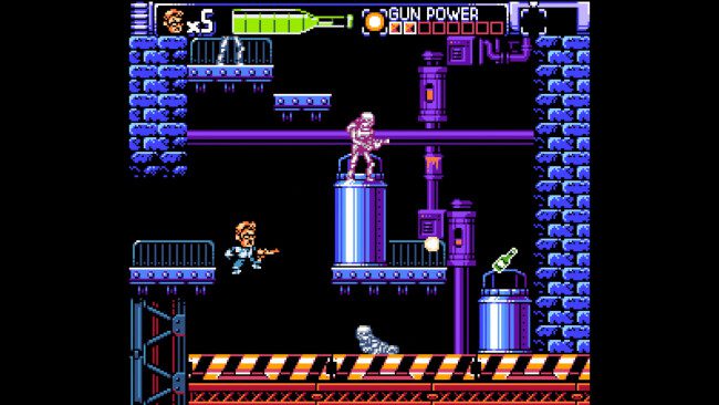 Angry Video Game Nerd -bit Game Screenshot