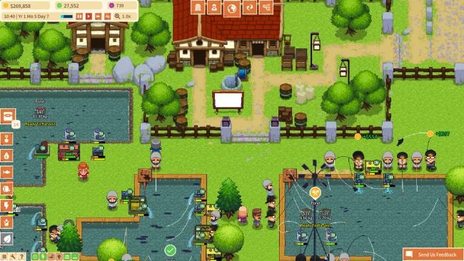 Aquaculture Land: simulación de piscicultura para PC Captura de pantalla