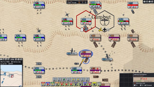 Attack at Dawn: Gameplay screenshot in North Africa