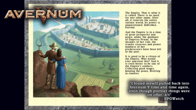 Capture d'écran du jeu Avernum