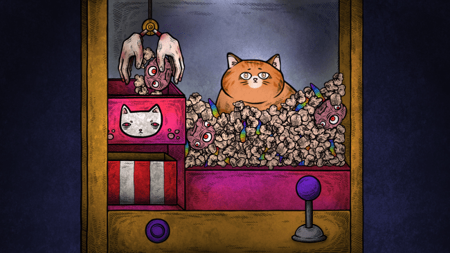 Captura de pantalla del juego del Museo del Gato