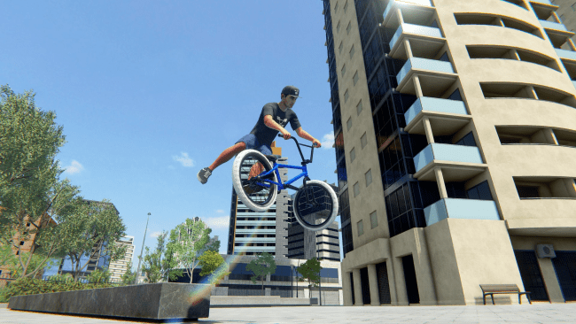 Captura de tela do jogo BMX The Game