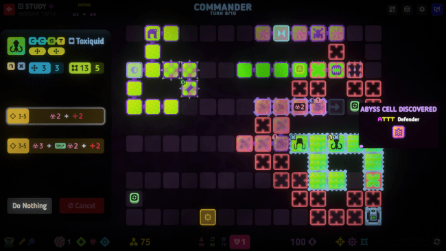 Captura de pantalla del juego Cell Command