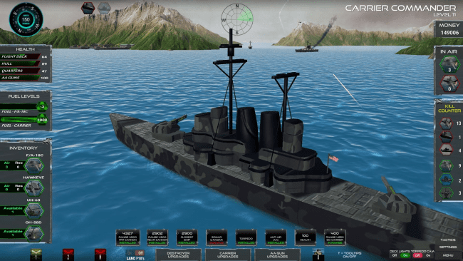 Carrier Commander game screenshot