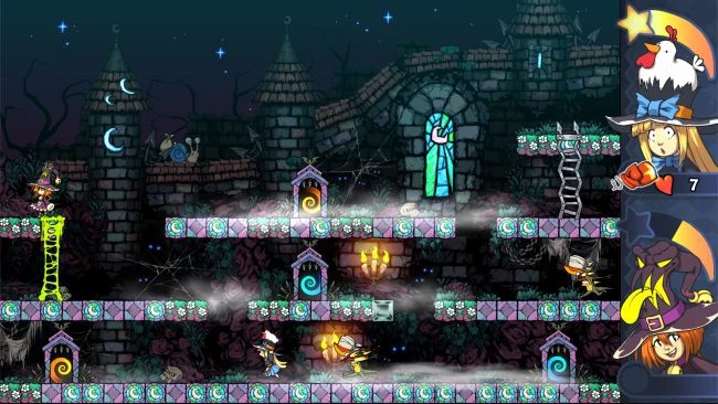 Captura de pantalla del juego Pumpkin: Sweet Witches