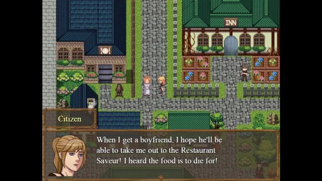 Captura de pantalla del juego Claire's Quest: GOLD