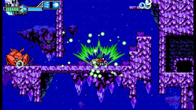 Capture d'écran du jeu Blaster Master Zero