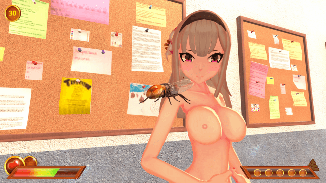Captura de tela do jogo Captain Fly e Sexy Students
