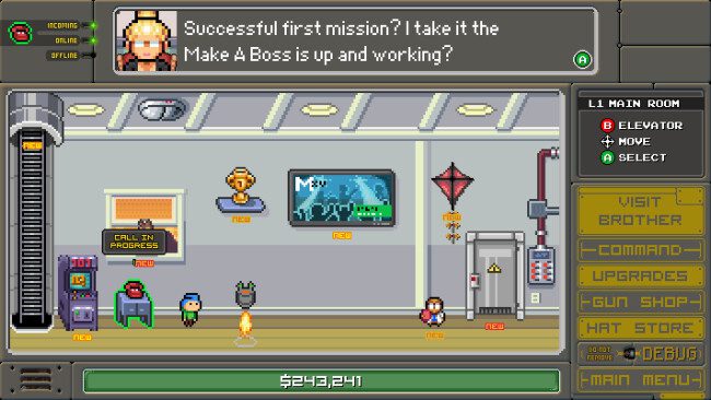 Boss oyunu ekran görüntüsü