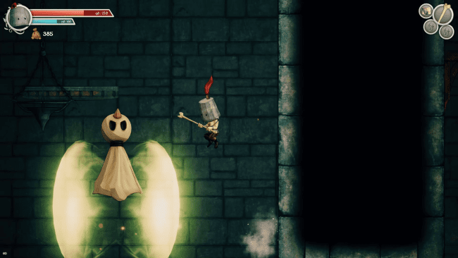 Captura de pantalla del juego Clunky Hero