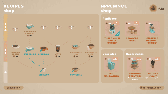 Captura de pantalla del juego Cafe Caravan