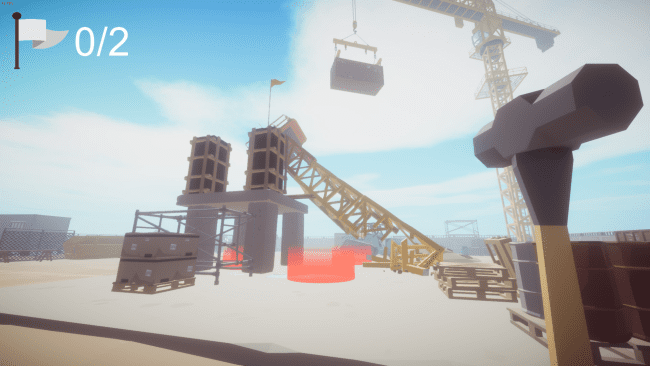 Bina yıkımının PC ekran görüntüsü