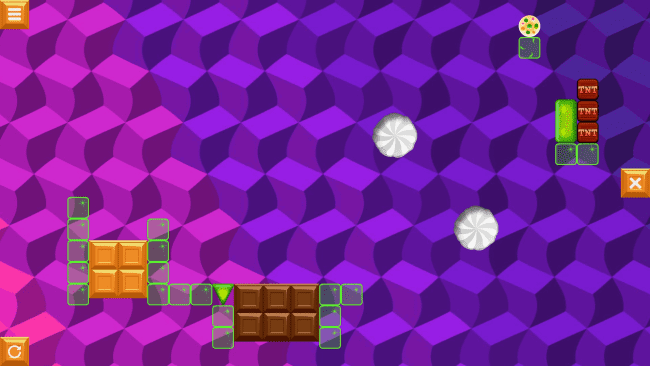 Chocolate makes you happy Game screenshot