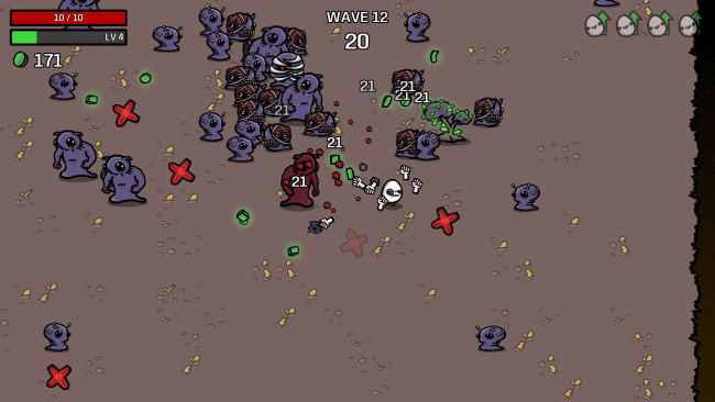 Capture d'écran du jeu Brotato