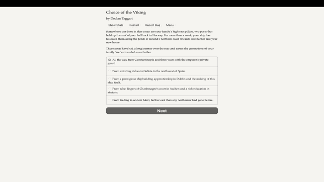 Viking Screenshot Choice for PC