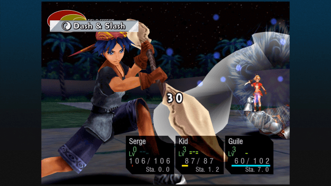 Gameplay screenshot Chrono Cross: The Radical Dreamers Edition