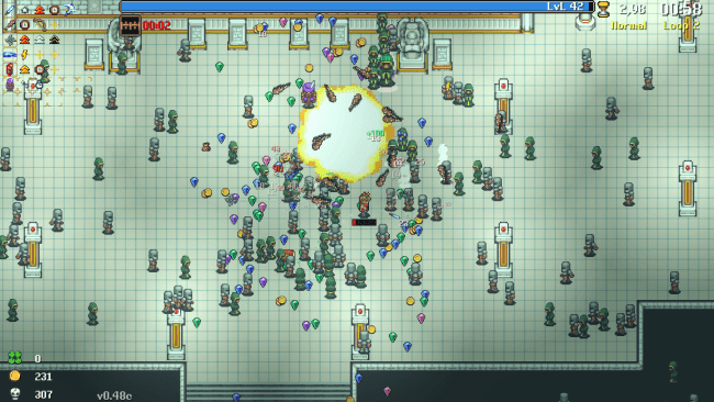 Screenshot of Chrono Survival game