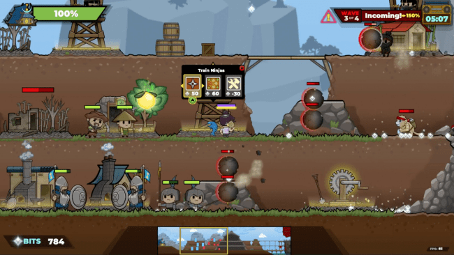 Screenshot of ChronoDojo game