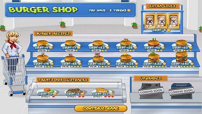 Capture d'écran du jeu Burger Rush