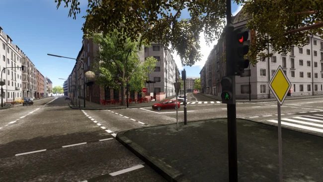 Capture d'écran du jeu de simulation de chauffeur de bus
