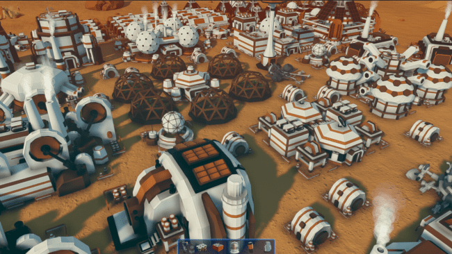 Citizens: Screenshot of the game on Mars