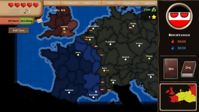 Countryball: Europa Captura de pantalla para PC