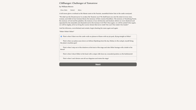 Cliffhanger: Challenger of Tomorrow game screenshot
