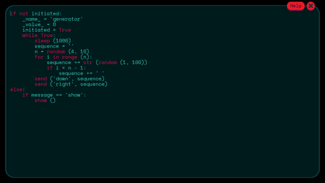 Code World game screenshot
